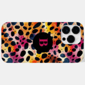 Monogram Kleurrijke Moderne Luipaardprint Case-Mate iPhone Case (Achterkant (horizontaal))