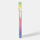 Monogram kleurrijke pasteelregenboogkleuren Case-Mate iPhone case (Achterkant / Links)