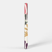 Monogram Kleurrijke Retro Floral Boho Samsung Galaxy Hoesje (Rechterkant)