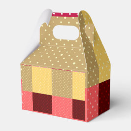 Monogram Kleurrijke Stippen Stijlvol Bedankdoosjes