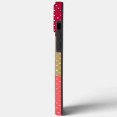 Monogram Kleurrijke Stippen Stijlvol Case-Mate iPhone Case (Achterkant / Links)