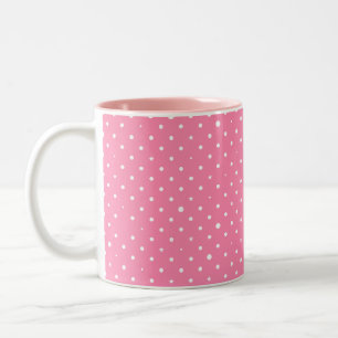 Monogram kleurrijke Stippen Stijlvolle tweetone Mo Tweekleurige Koffiemok