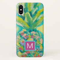 Monogram | Kleurrijke Tropische Ananas