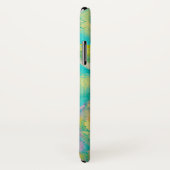 Monogram | Kleurrijke tropische ananas Case-Mate iPhone Case (Achterkant / rechts)