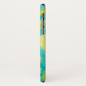 Monogram | Kleurrijke tropische ananas Case-Mate iPhone Case (Achterkant/links)