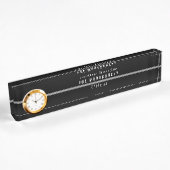 Monogram klok voor thin Grey Line Correction Offic Naambordje