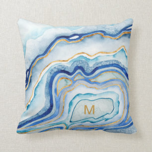 Monogram Kobalt Agate II Kussen