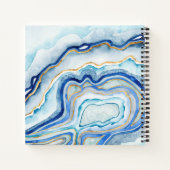 Monogram | Kobalt Agate II Notitieboek (Achterkant)