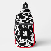 Monogram Koeienhuid crossbody tas (Voorkant)
