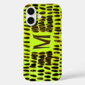 Monogram  Koel Gesneden Uniek Case-Mate iPhone Case (Achterkant)