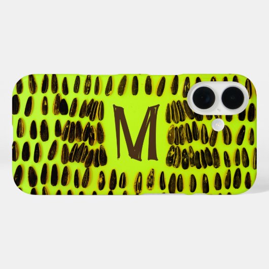 Monogram  Koel Gesneden Uniek Case-Mate iPhone Case (Achterkant (horizontaal))