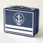 Monogram koele nautische anker (Achterkant)