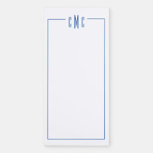 Monogram koelkast Notitieblok