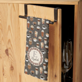 Monogram Koffee Lover Coffee Bean Theedoek