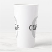 monogram koffie latte mok (Voorkant)