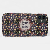 Monogram koffie Lover Case-Mate iPhone Case (Achterkant (horizontaal))