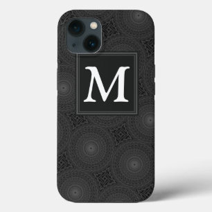 Monogram kool cirkels patroon Hoesje-Mate iPhone Case-Mate iPhone Case