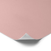 Monogram Koppel Bruiloft Welkom Bord Poster (Hoek)