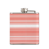 Monogram koraalstrepen heupfles (Achterkant)