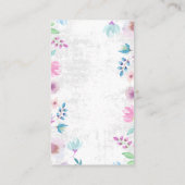 Monogram | Korte achtergrond Visitekaartje (Achterkant)