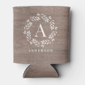 Monogram krans gepersonaliseerde Koelbox Blikjeskoeler (Voorkant)