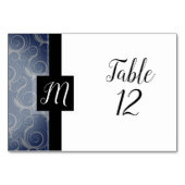 Monogram Krul Tablekaart Kaart (Achterkant)