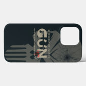 Monogram Kunst van Gun | (Donkere modus) Case-Mate iPhone Case (Achterkant (horizontaal))