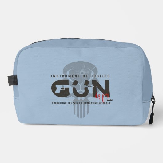 Monogram kunst van het Pistool | Toilettasje (Voorkant)