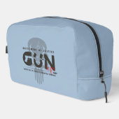 Monogram kunst van het Pistool | Toilettasje (Rechterhoek)