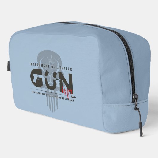 Monogram kunst van het Pistool | Toilettasje (Rechterhoek)