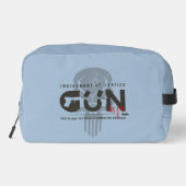 Monogram kunst van het Pistool | Toilettasje (Achterkant)