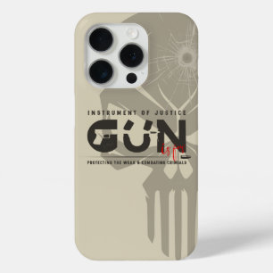 Monogram Kunst van Pistool iPhone 15 Pro Case