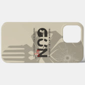 Monogram Kunst van Pistool | Case-Mate iPhone Case (Achterkant (horizontaal))