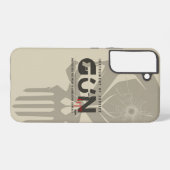 Monogram Kunst van wapens | Samsung Galaxy Hoesje (Achterkant horizontaal)