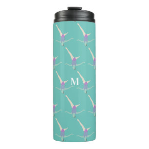 Monogram kunstmatig zwemmen thermosbeker