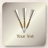 Monogram kunstontwerp bier onderzetter (Voorkant)