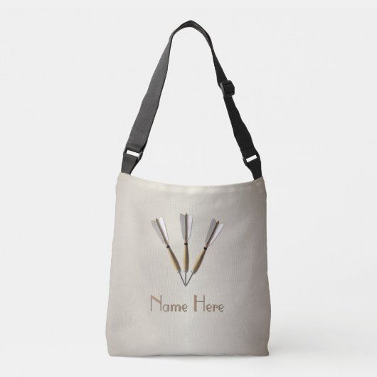 Monogram kunstontwerp crossbody tas (Voorkant)