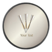 Monogram kunstontwerp hockey puck (Voorkant)