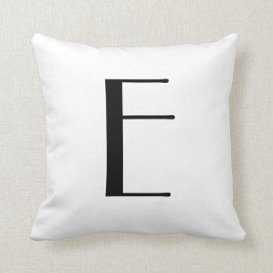 Monogram Kussen Letter E
