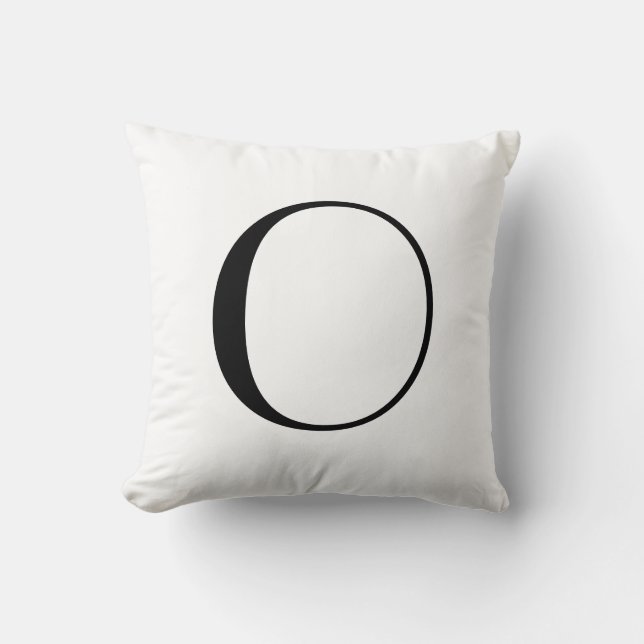 Monogram Kussen O (Voorkant)