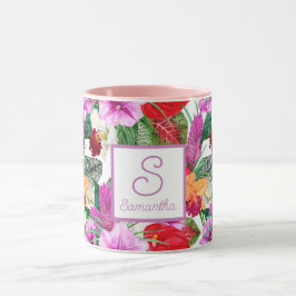 Monogram kustparadijs bloeit mok