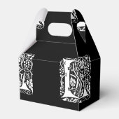 Monogram L Art Nouveau Bedankdoosjes (Achterkant)