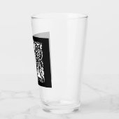  Monogram L Art Nouveau Glas (Links)