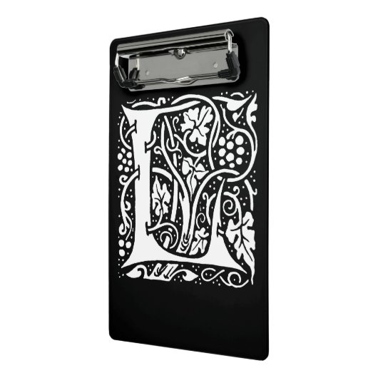 Monogram L Art Nouveau Mini Klembord (Angled2)