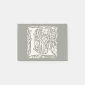 Monogram L Art Nouveau Post-it® Notes (Voorkant)