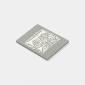 Monogram L Art Nouveau Post-it® Notes (Schuin)