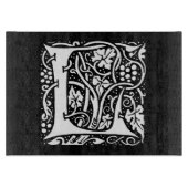  Monogram L Art Nouveau Snijplank (Voorkant)