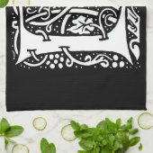  Monogram L Art Nouveau Theedoek (Gevouwen)