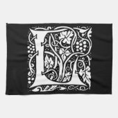  Monogram L Art Nouveau Theedoek (Horizontaal)