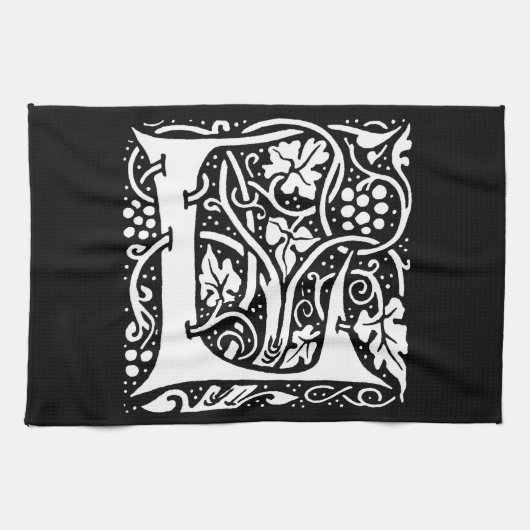  Monogram L Art Nouveau Theedoek (Horizontaal)